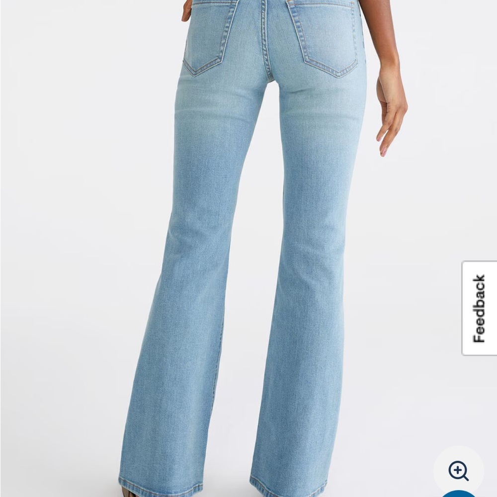 WOMENS AEROPOSTALE FLARE LOW-RISE JEAN SIZE 10 - Picture 3 of 10